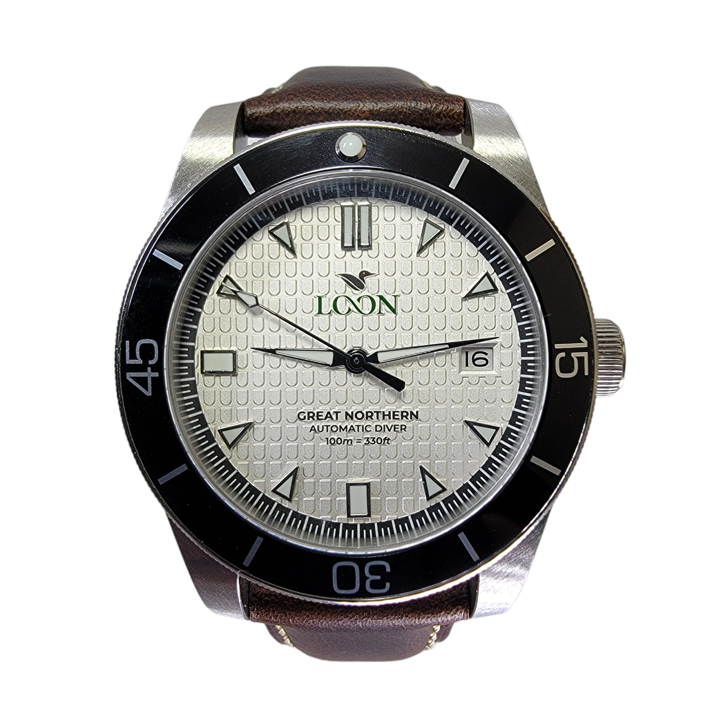Great Northern Automatic Diver 9015 Stainless Steel Watch 40mm