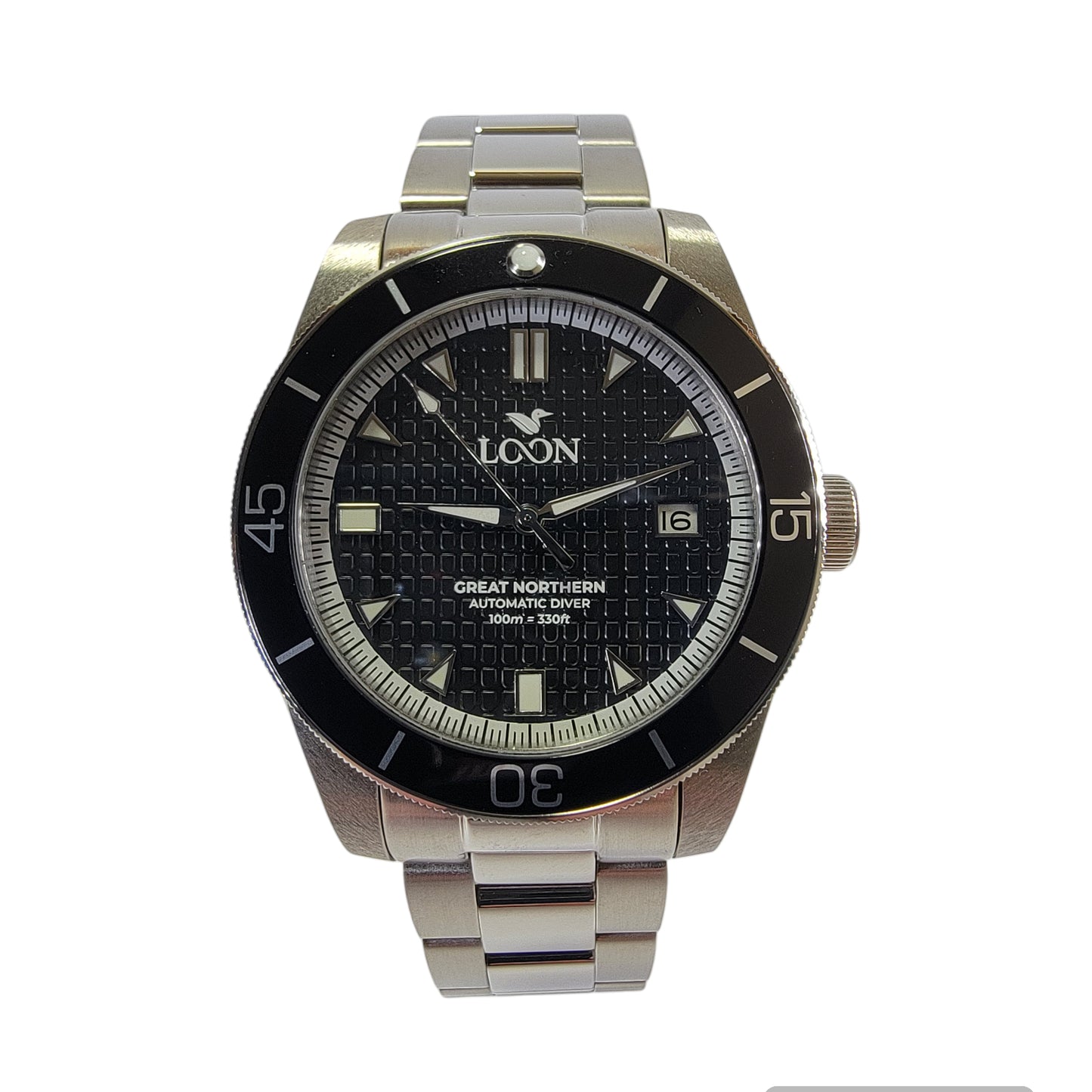 Great Northern Automatic Diver 9015 Stainless Steel Watch 40mm
