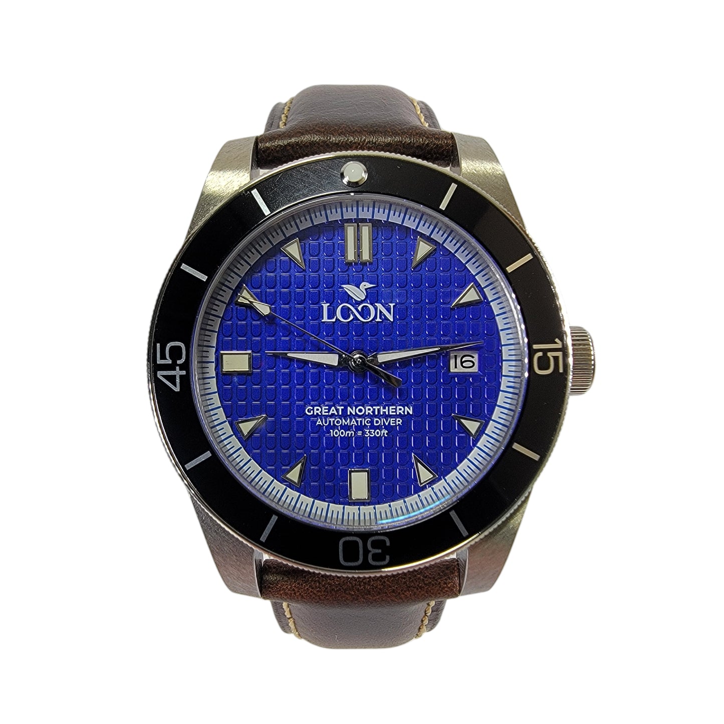 Great Northern Automatic Diver 9015 Stainless Steel Watch 40mm
