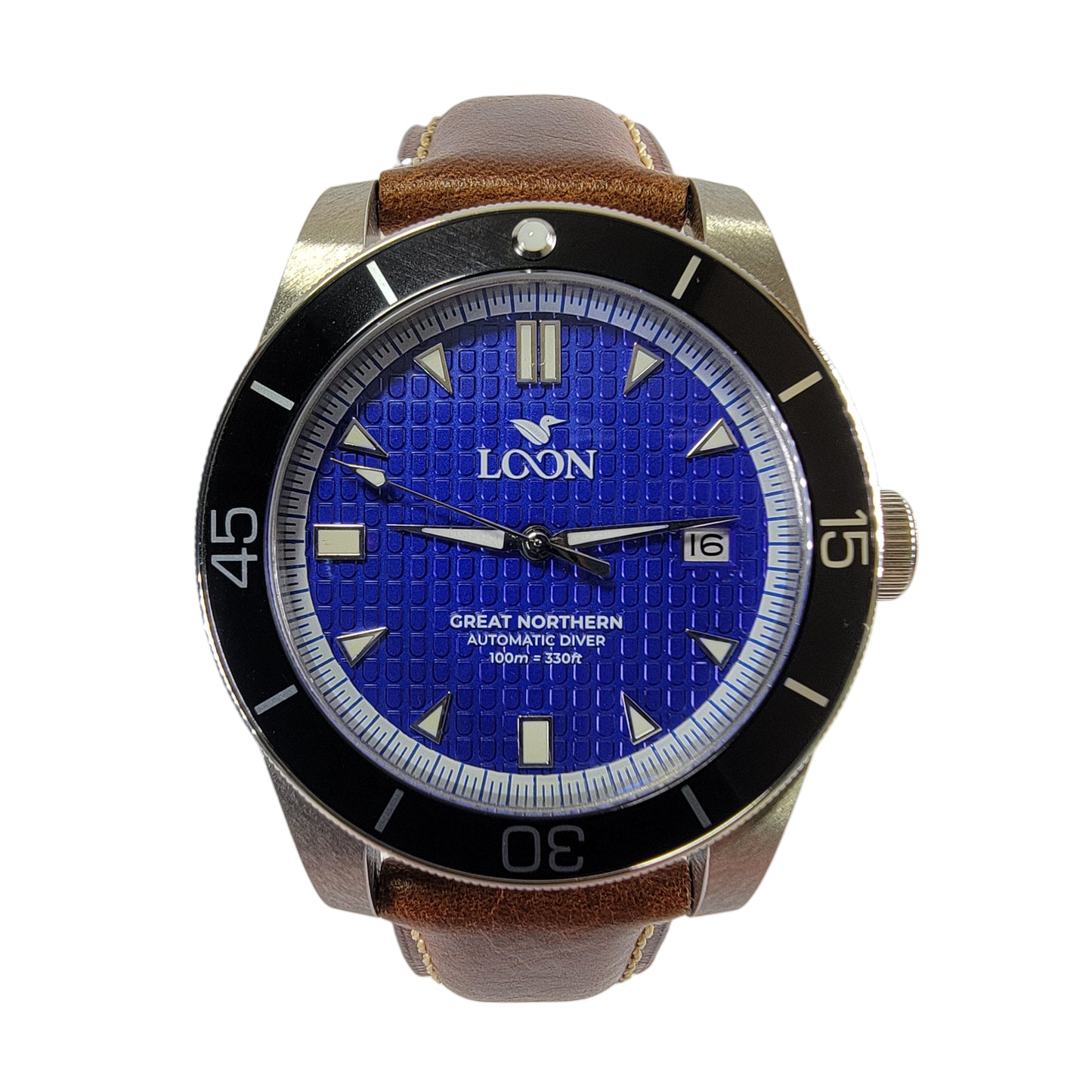 Great Northern Automatic Diver 9015 Stainless Steel Watch 40mm