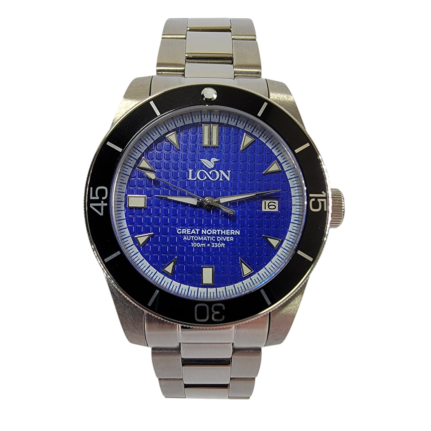 Great Northern Automatic Diver 9015 Stainless Steel Watch 40mm
