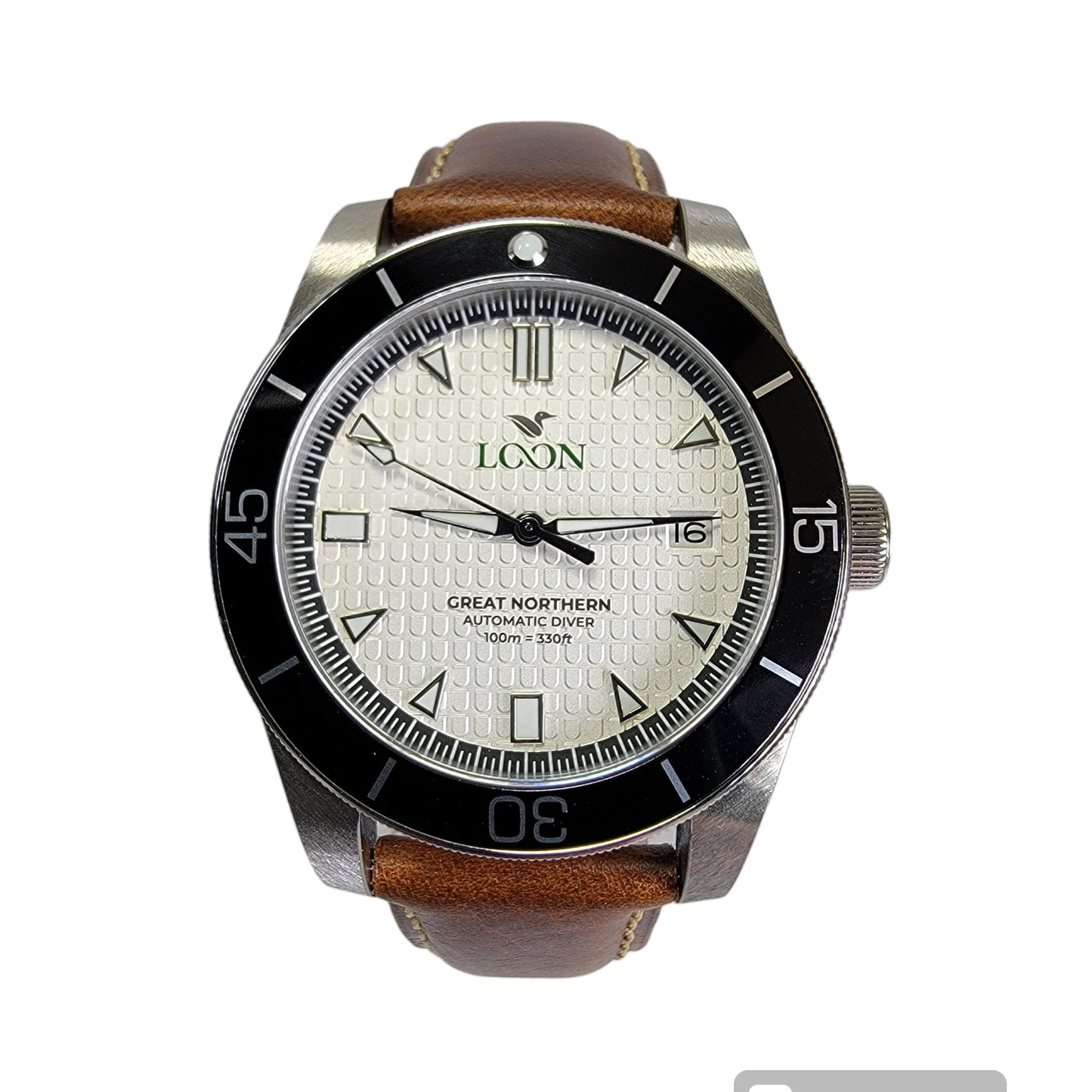 Great Northern Automatic Diver 9015 Stainless Steel Watch 40mm