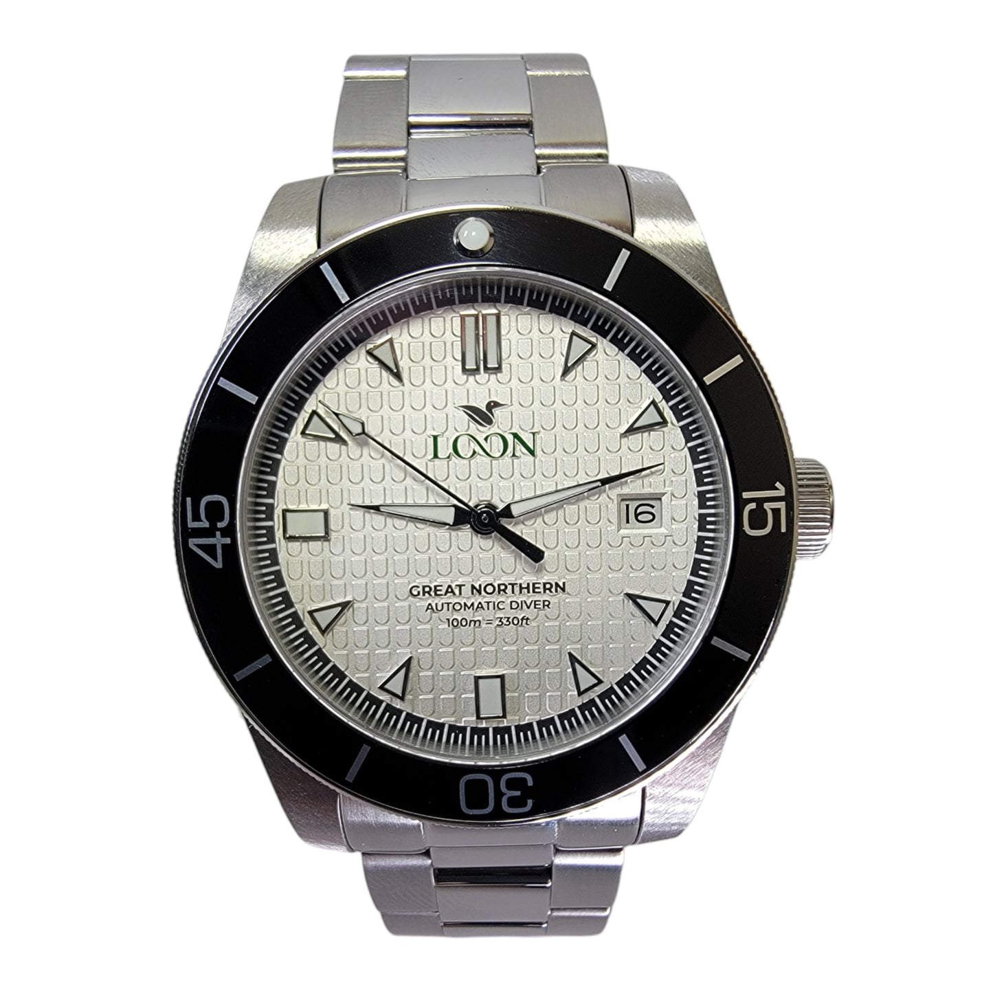Great Northern Automatic Diver 9015 Stainless Steel Watch 40mm
