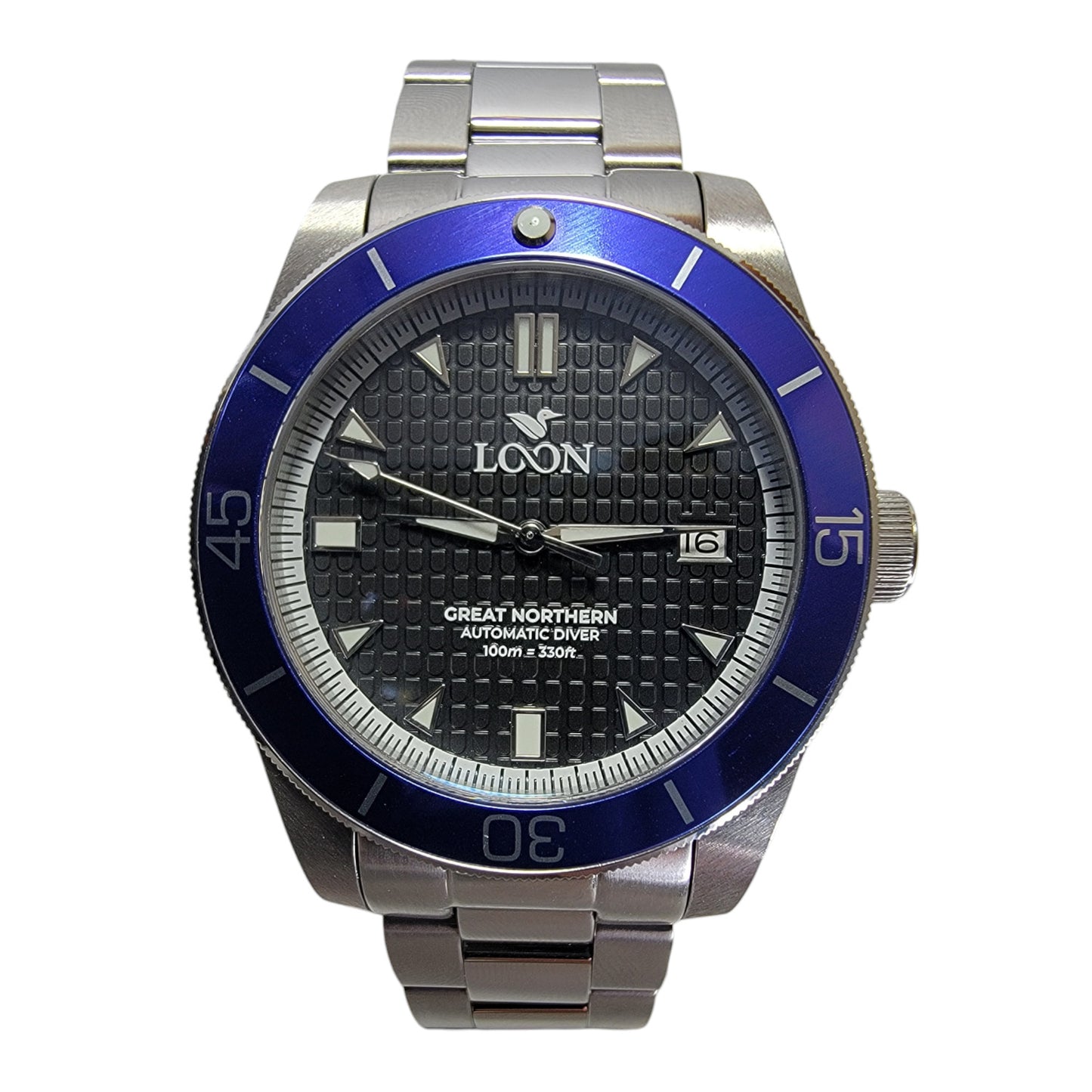 Great Northern Automatic Diver 9015 Stainless Steel Watch 40mm
