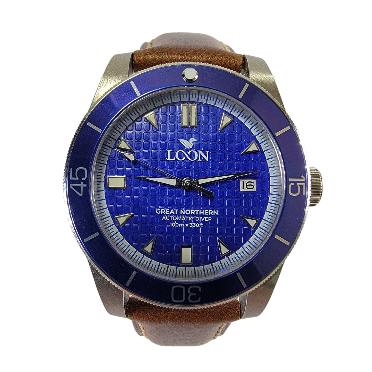 Great Northern Automatic Diver 9015 Stainless Steel Watch 40mm