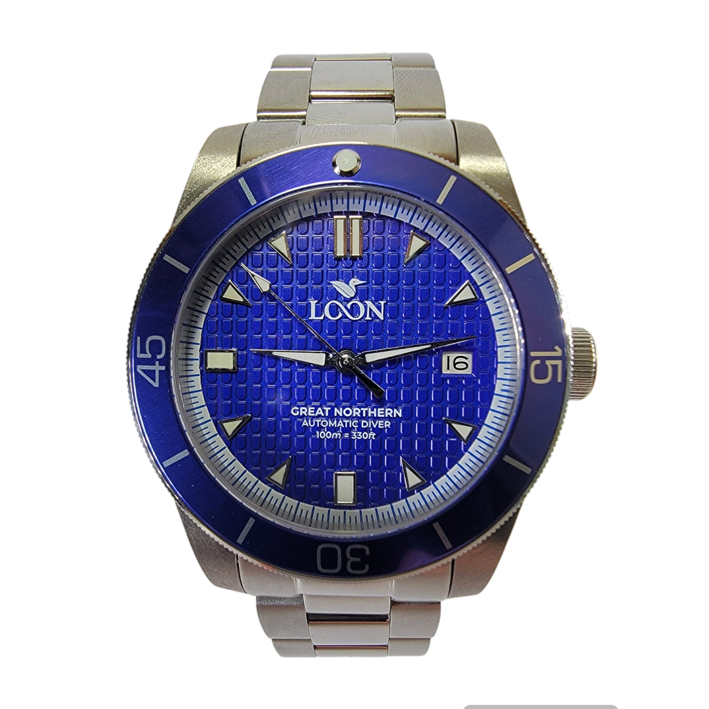 Great Northern Automatic Diver 9015 Stainless Steel Watch 40mm